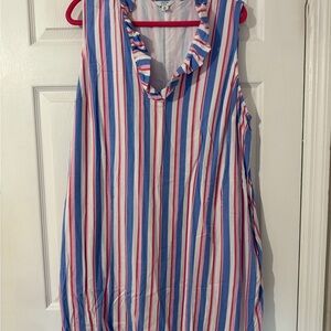Striped Sleeveless Dress